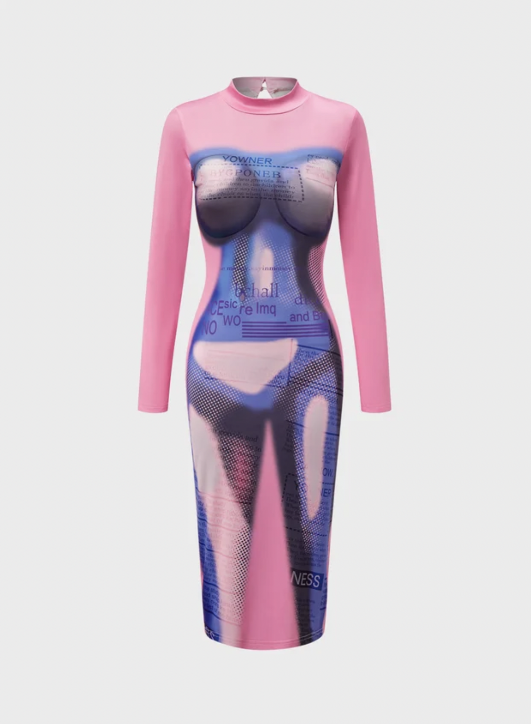 midi dress sequin Retrofete Petal Dress in Rose