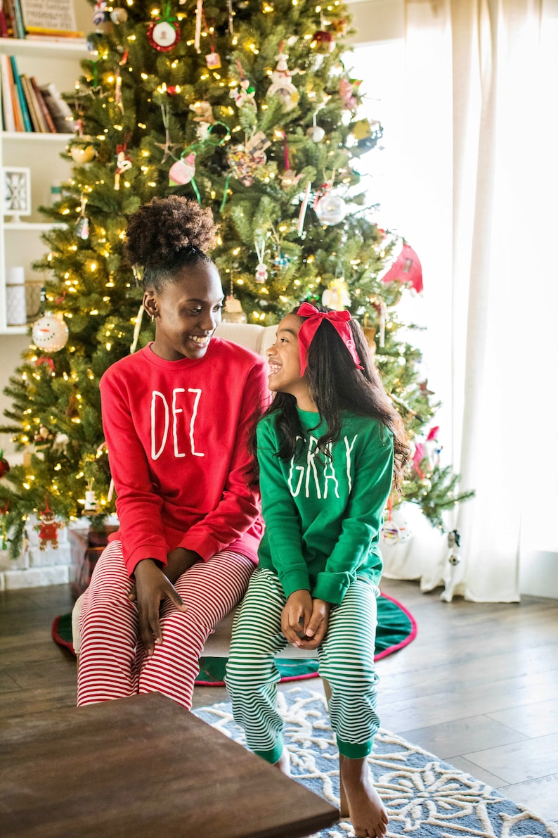 Christmas Decor Christmas Pajamas 2021 Christmas Tree Personalised