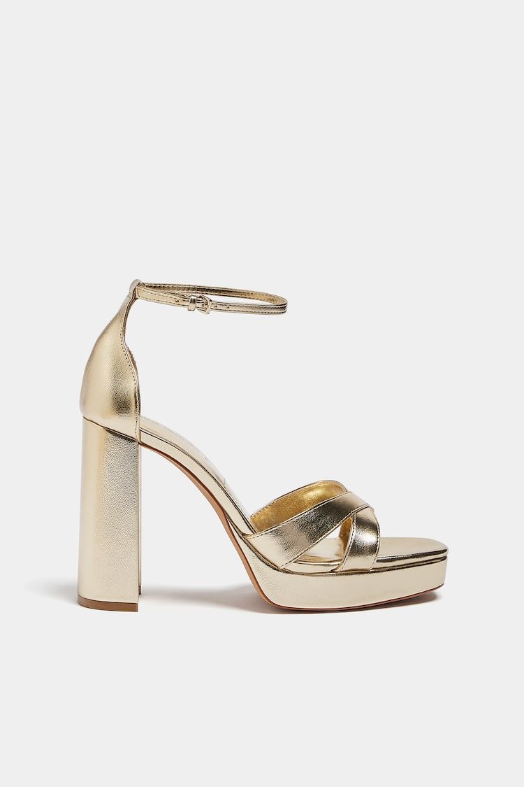 Tacón Plataforma Tacones Pull And Bear Sandalias Tacon Pull And