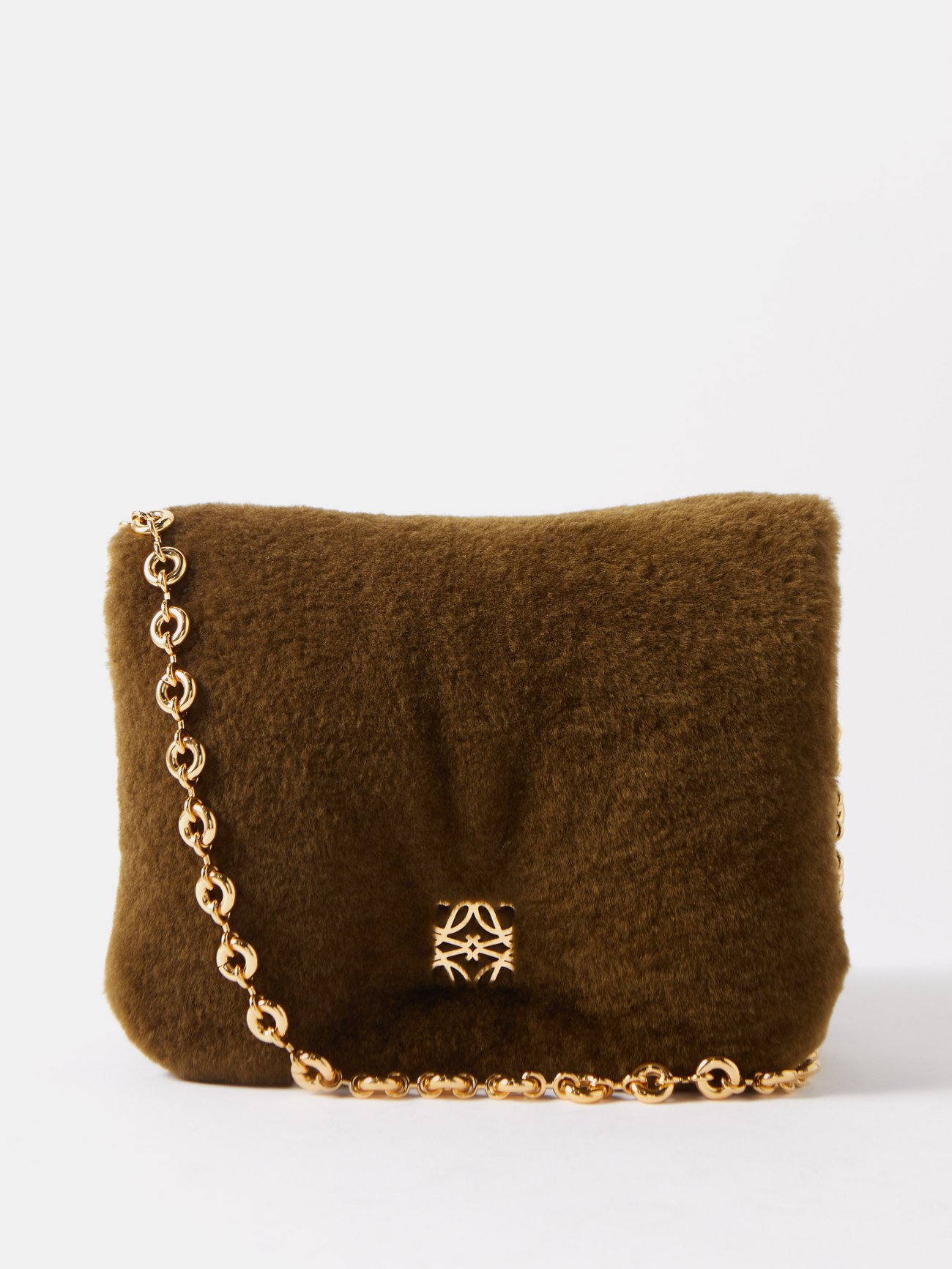 ★DE MERIEL★ Shearling Mini Fur Bag2Colors Shearling Bag 25 Best Shearling Bags 2024