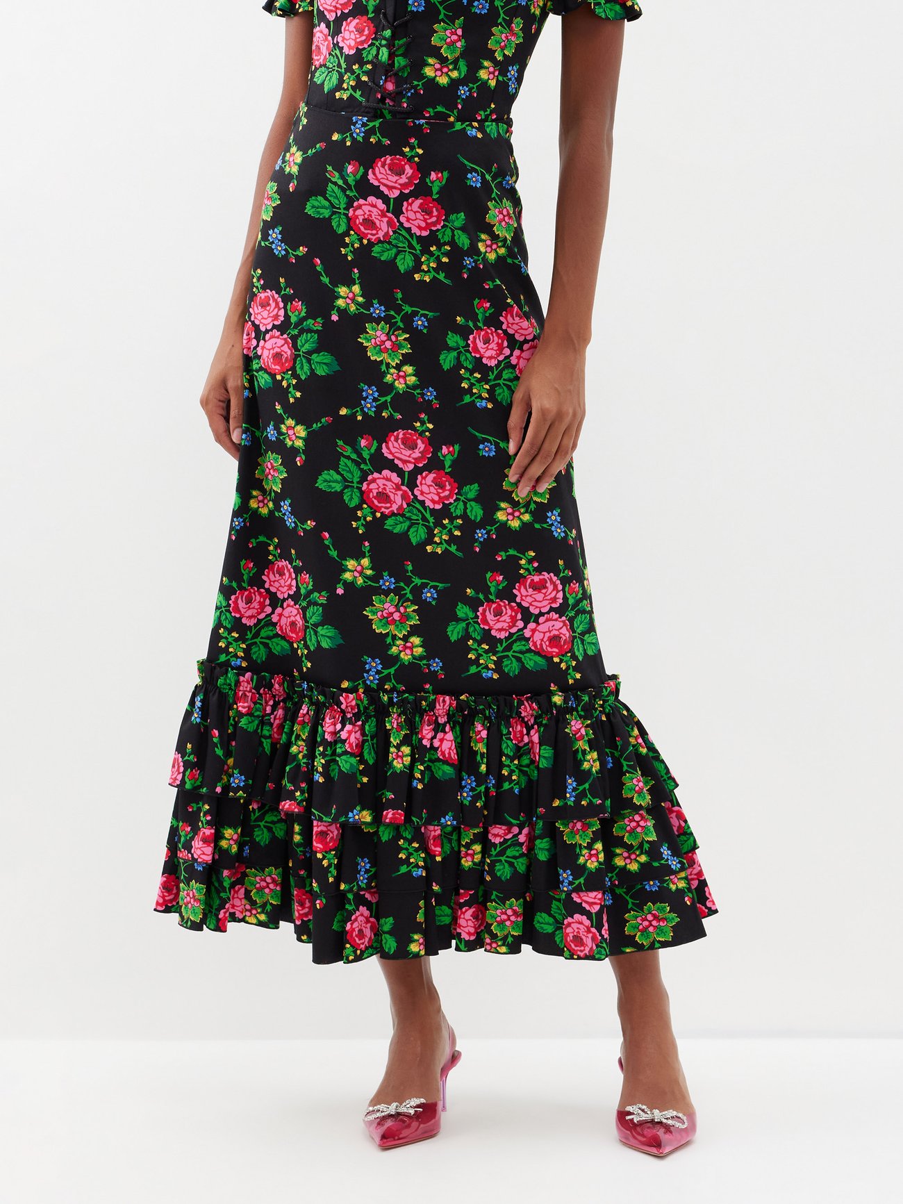 chiffon maxi dress prom Green Bohemian Floral Print Chiffon Maxi Dress Prom Dress With Cardigan –  Jolly Vintage