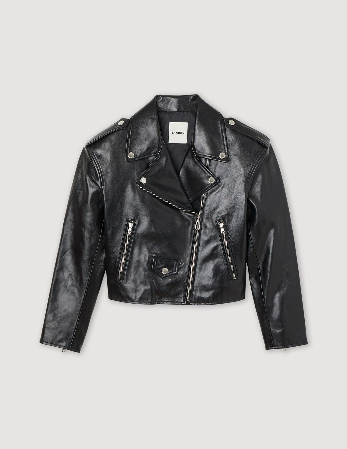 Chamarra Biker Chaquetas Cuero Mujer Bershka Cazadora Piel