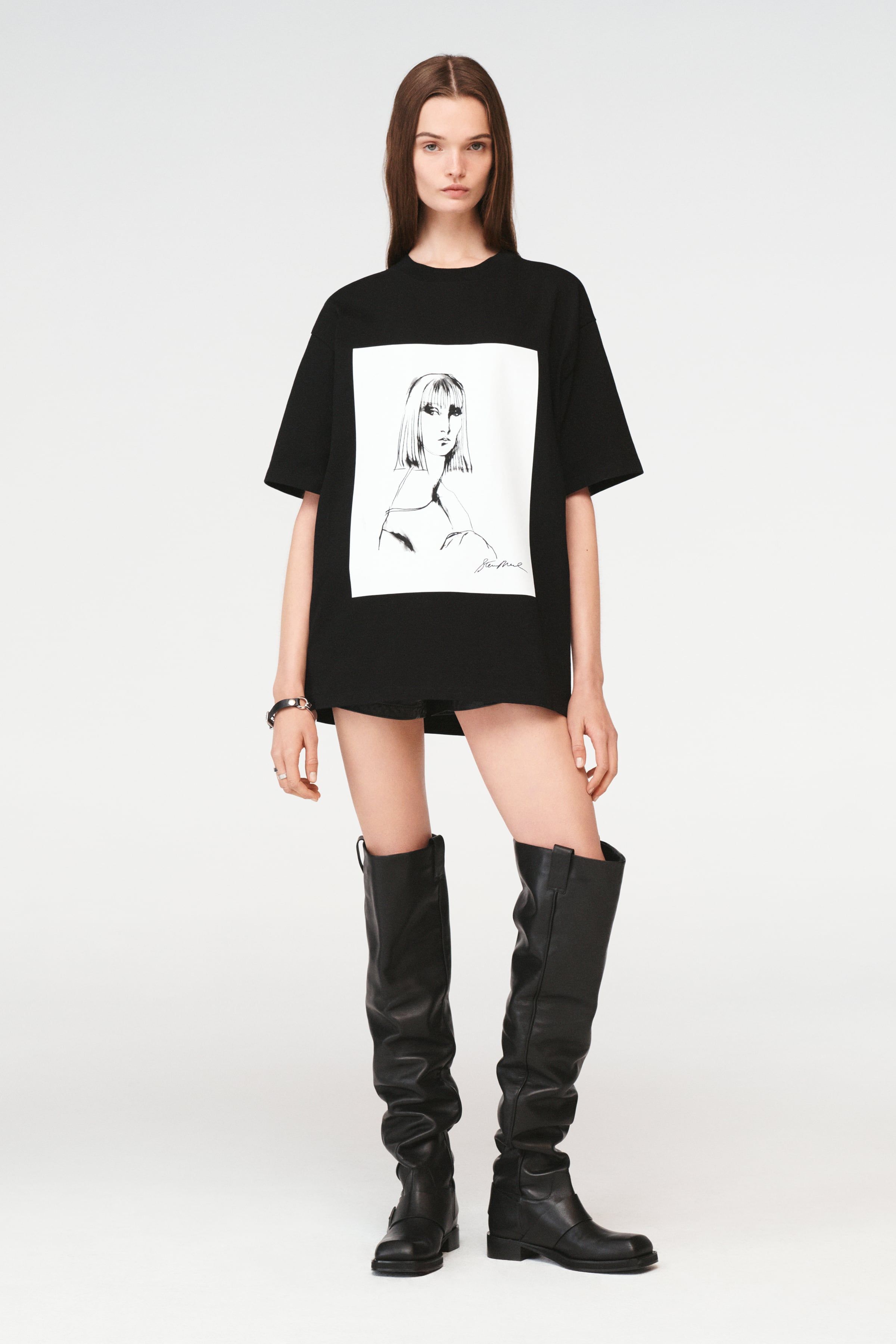 Con Playeras Grandes Outfit Playeras Largas Outfits Con Camisas