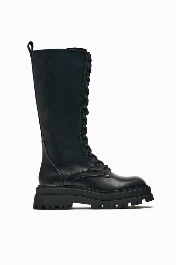 Botas Militares Botas Zara Mujer 2020 Zara España Botas Militares