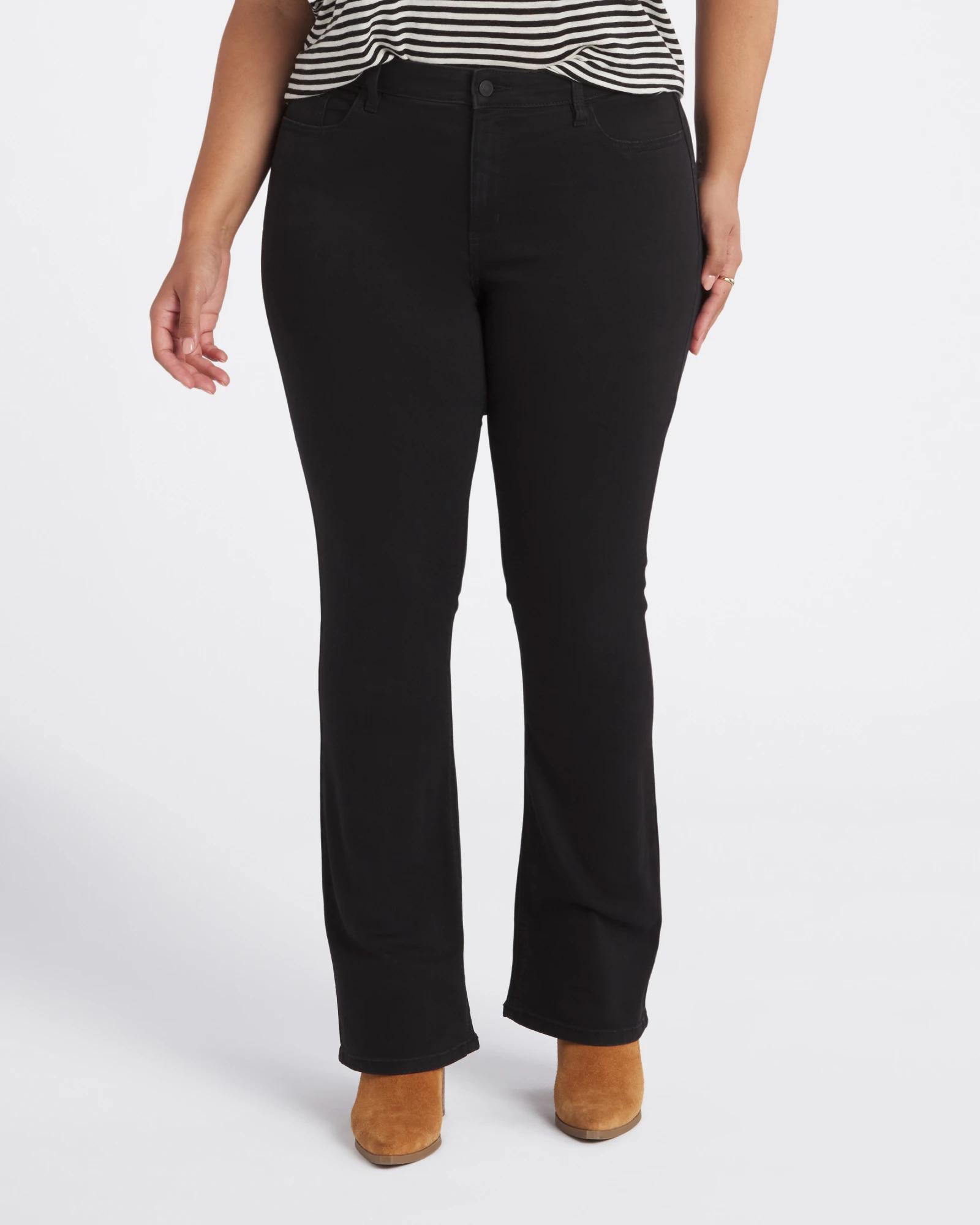 Flare Jeans Women's Plus Size Jeans At Walmart Women's