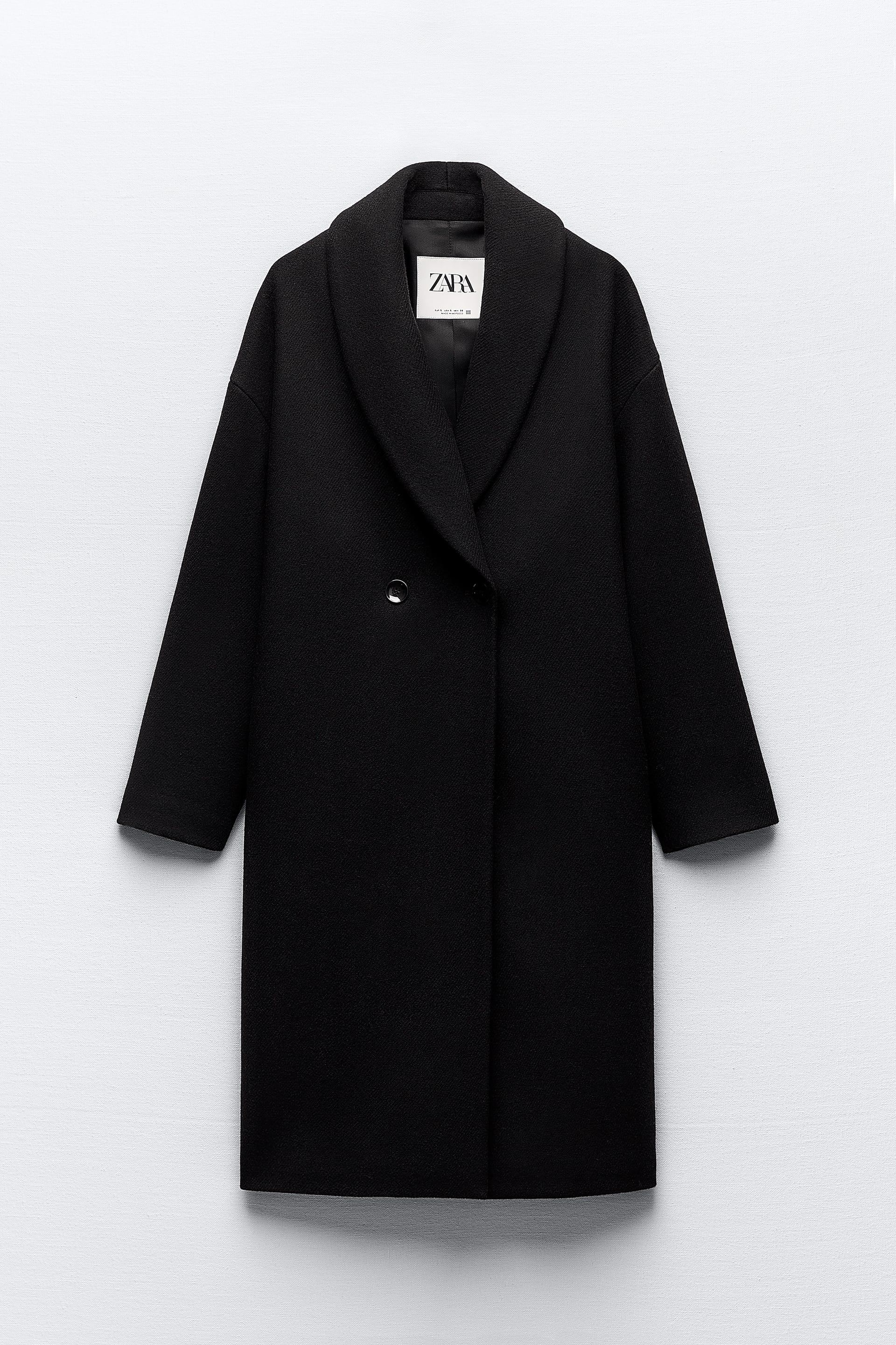 Black Friday Abrigos Negros De Zara Otoño Invierno Comprar Abrigo