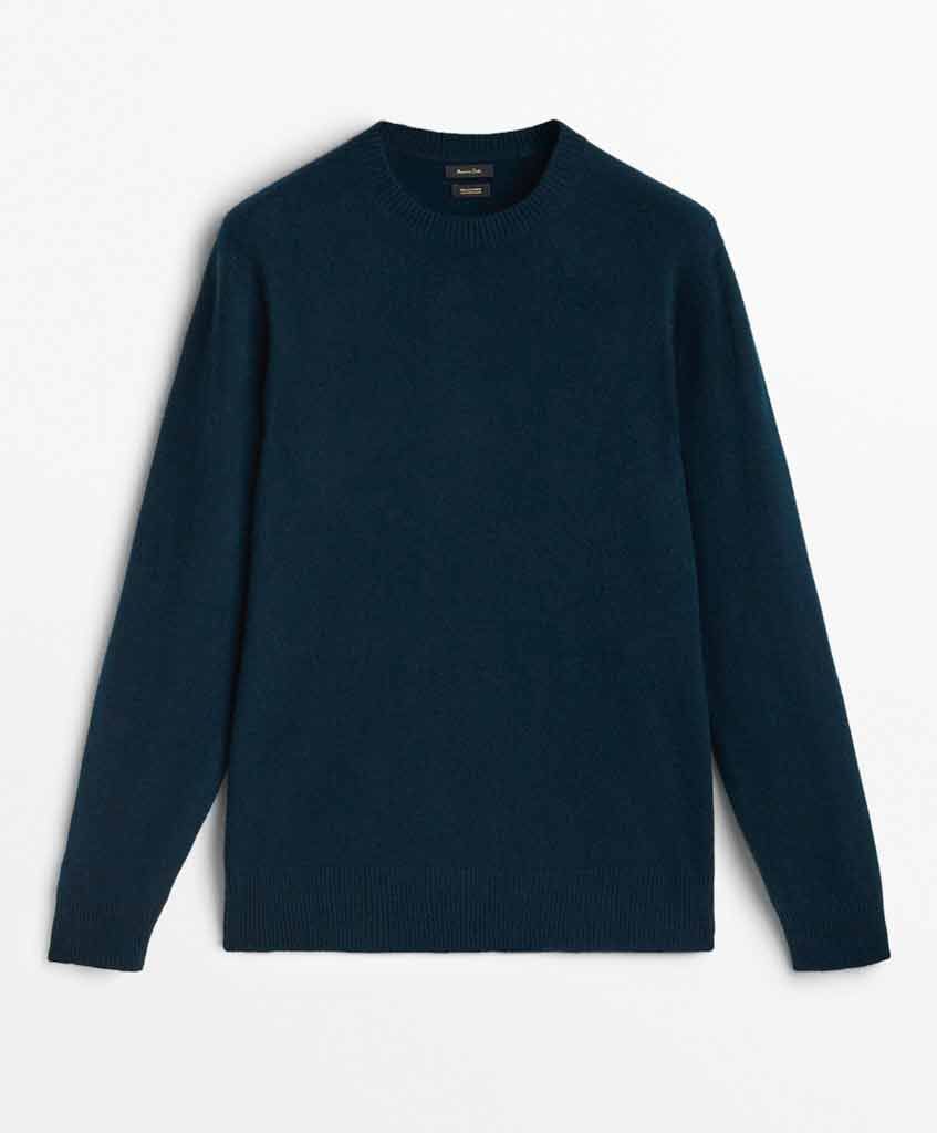 Jersey Fino Massimo Dutti Rebajas Jersey Jersey Punto Manga Larga