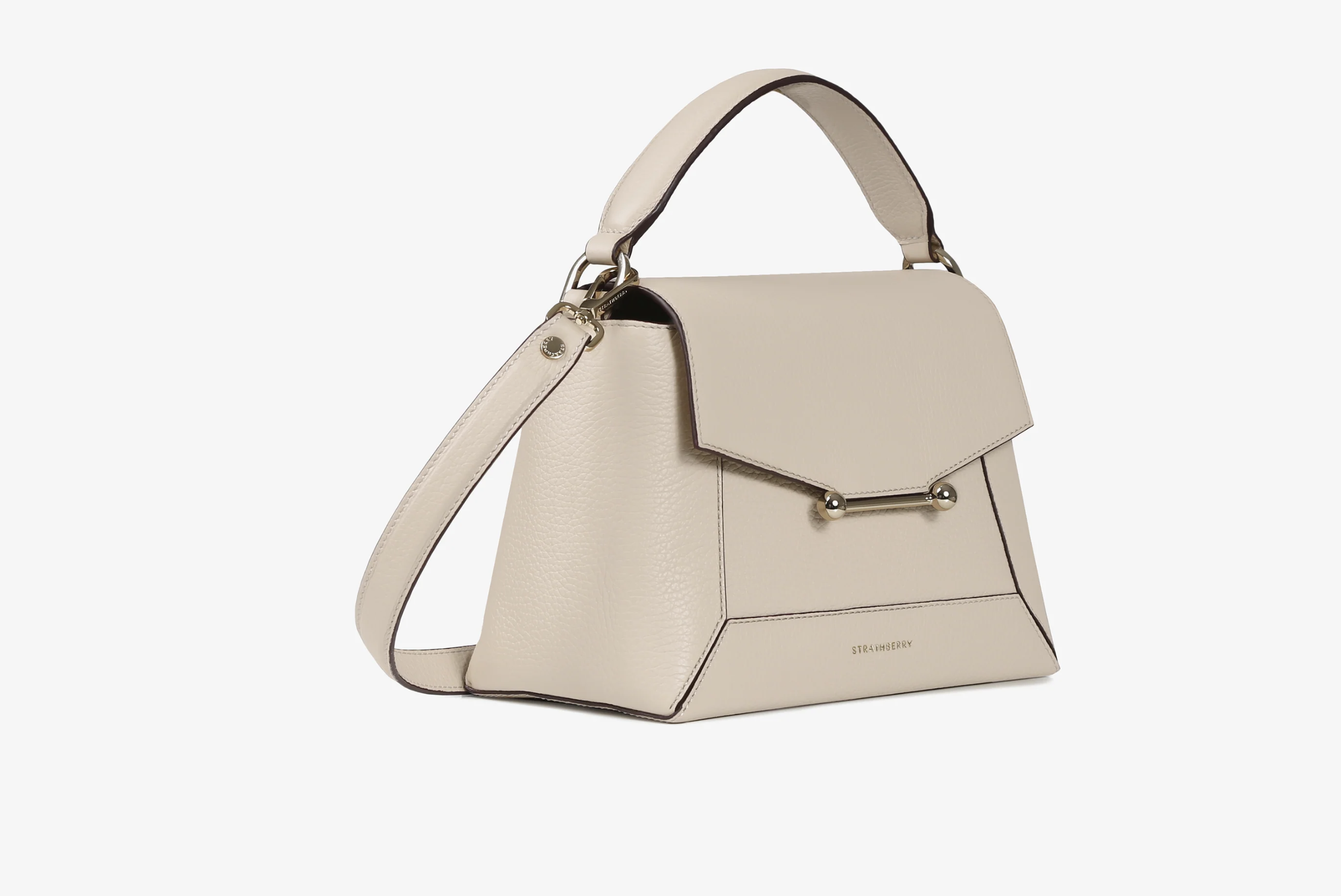 Strathberry East West Mini Strathberry White Bag Strathberry