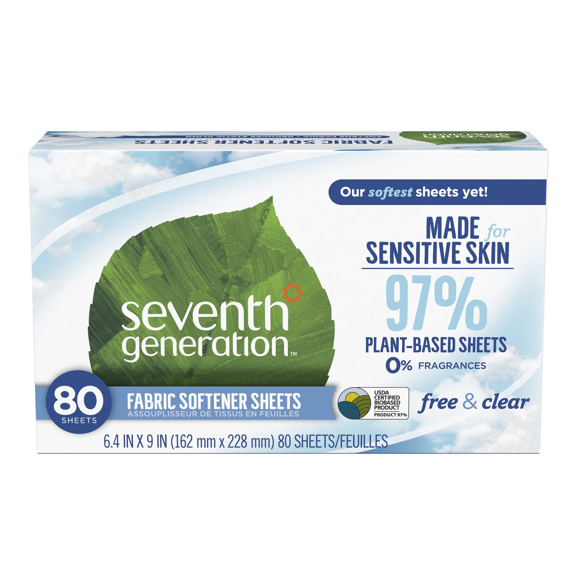 SVG FC SHEETS FREE + CLEAR 4 PIECE 80 COUNT product package