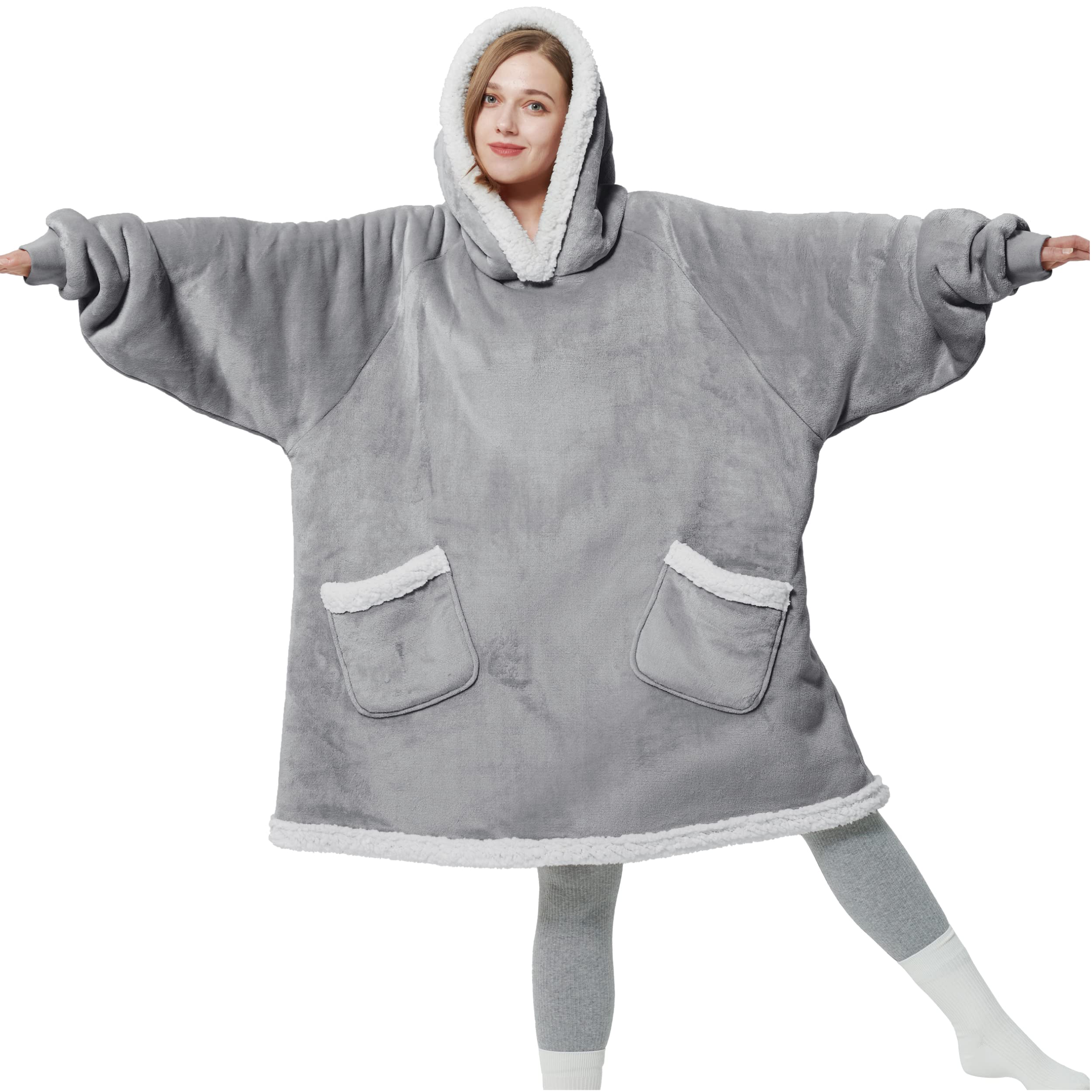 Bedsure Hoodie Blanket Bedsure Wearable Blanket Hoodie With Zipper