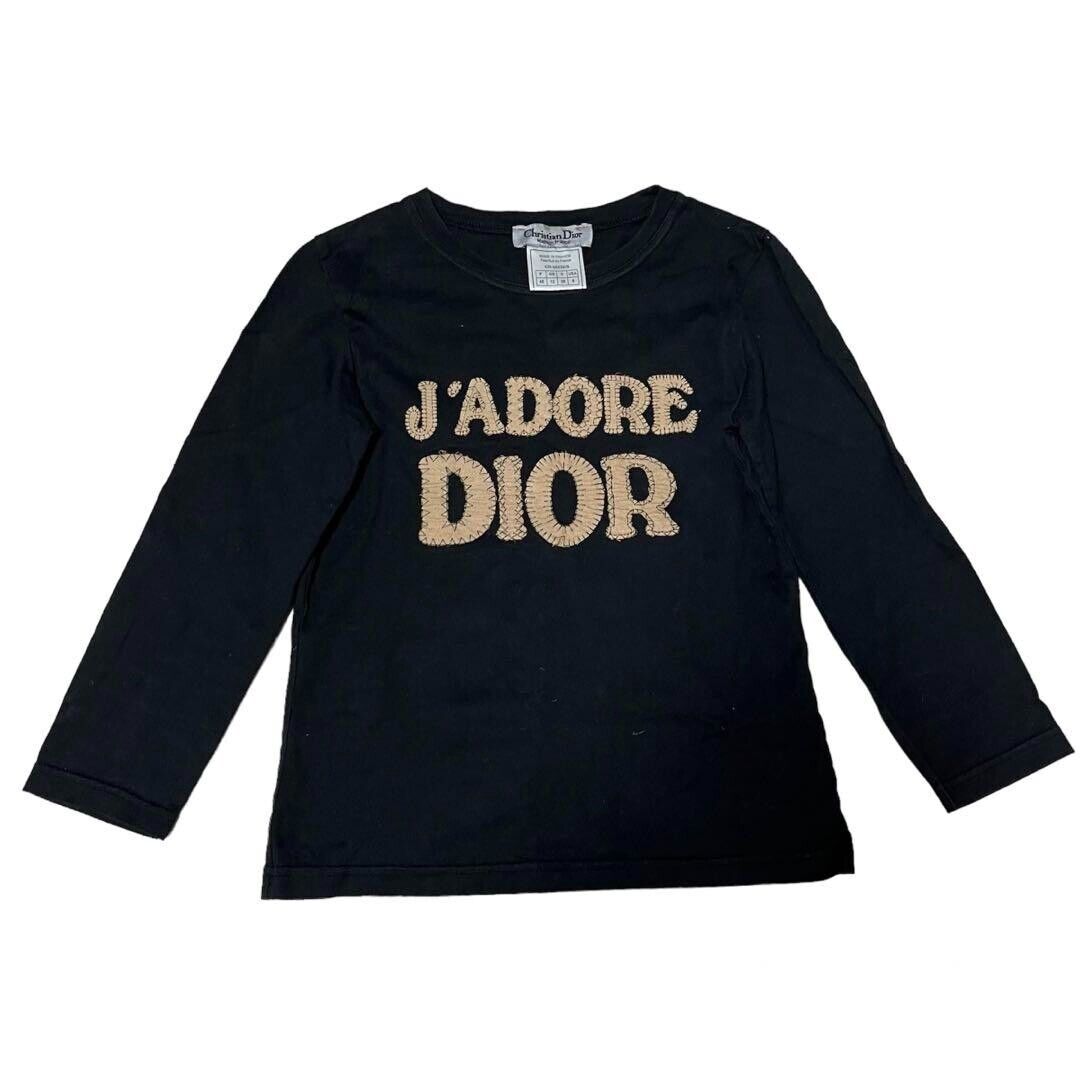 OLD JADORE Christian Dior 長袖Tシャツ Christian Dior Vintage J'ADORE Logo Long Sleeve Top #38 T