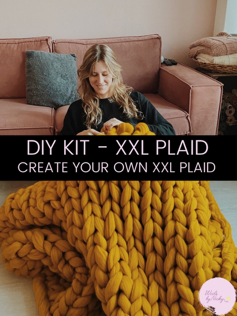 Diy Chunky Yarn How To Knit A Blanket For Beginners With Straight
