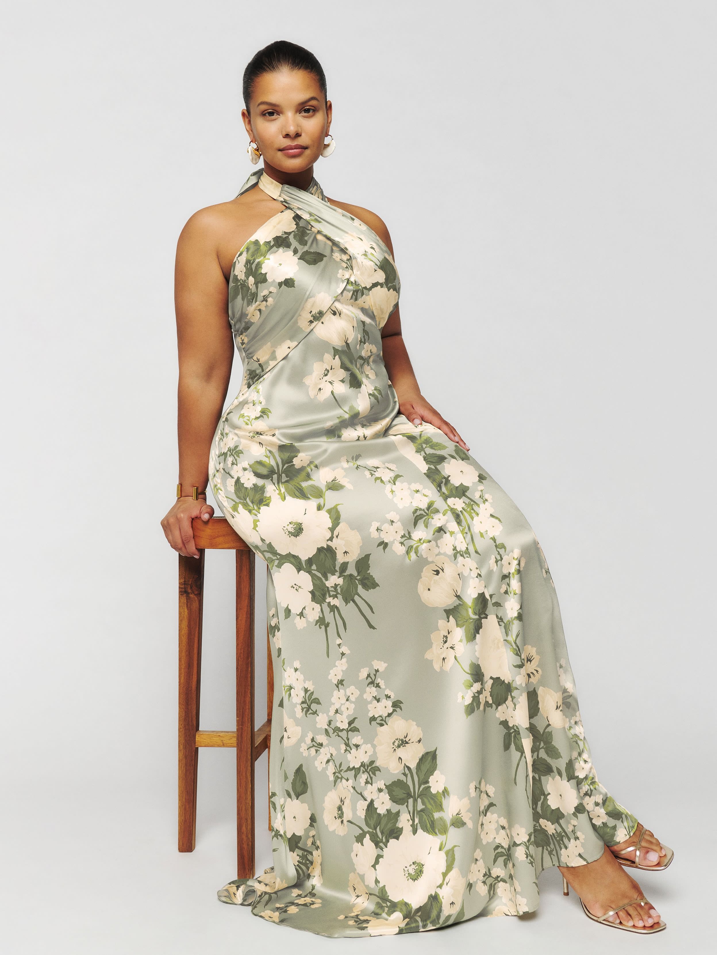 Ball Gown Reformation Haven Dress REFORMATION Milan Long Sleeve