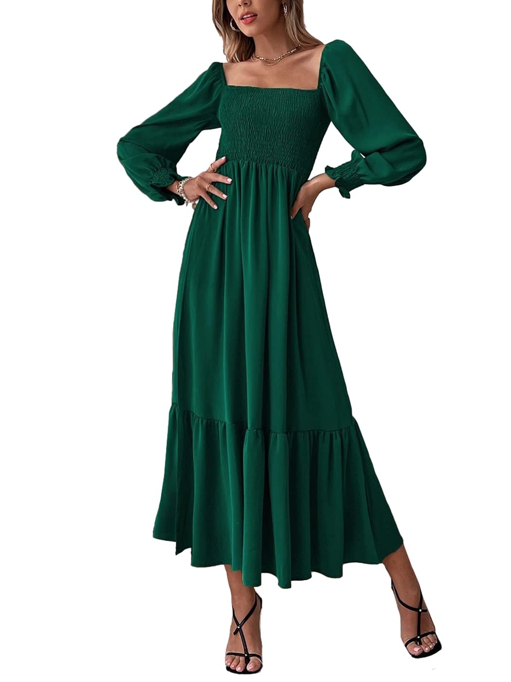 contour midi dress CONTOUR MIDI DRESS LONG SLEEVE