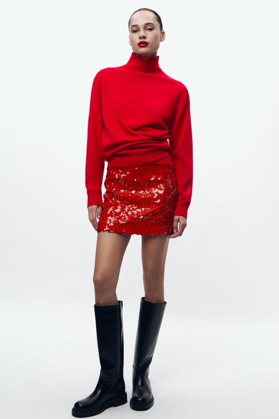 Looks Faldas Cortas Para Navidad Las Faldas Mini De Lentejuelas