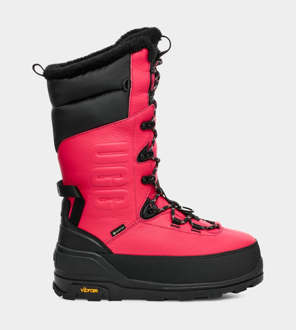 【in a row】Amber Long Ugg Boots UGG Orange Women's Leather Upper | eBay