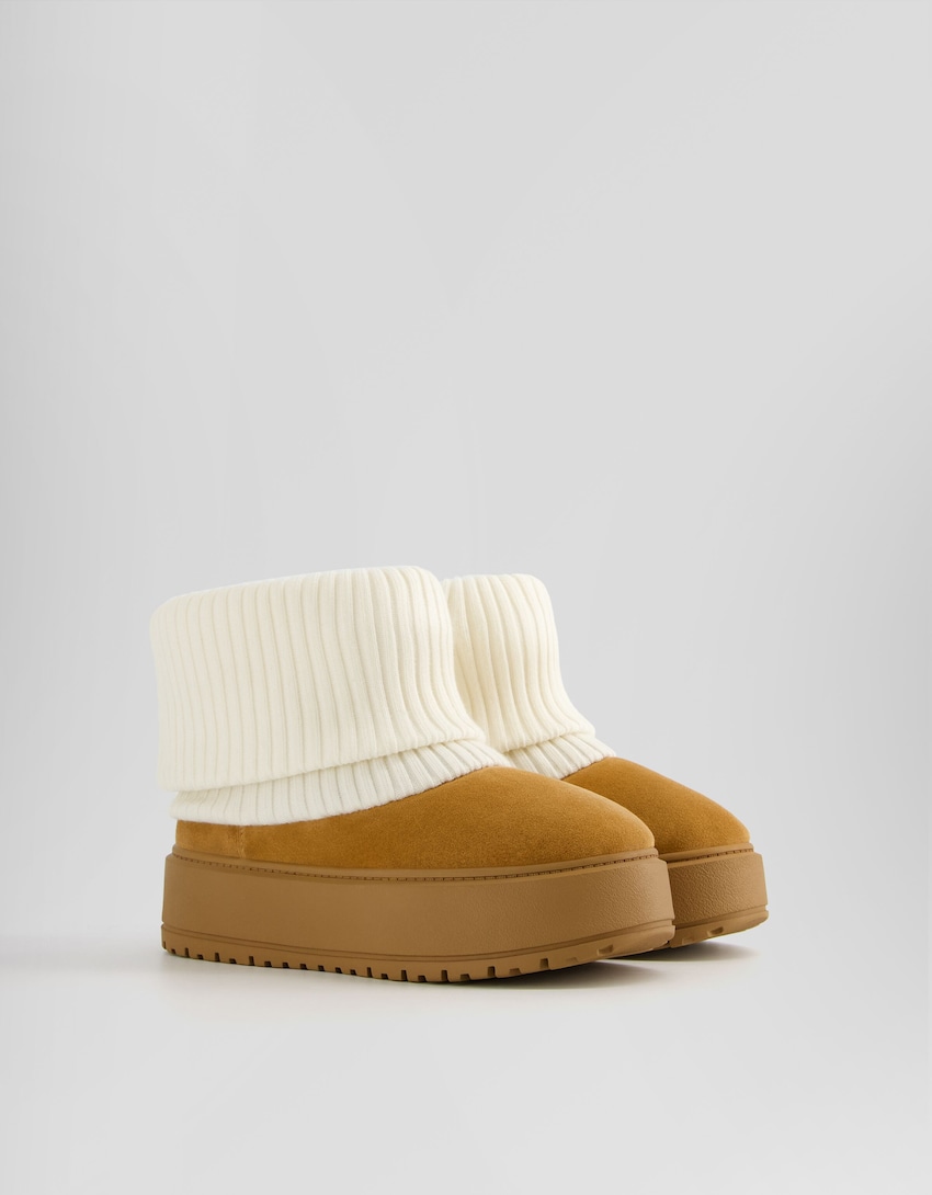 Bershka Imitacion De Ugg Botas De Pelo Asequibles De Pull&Bear