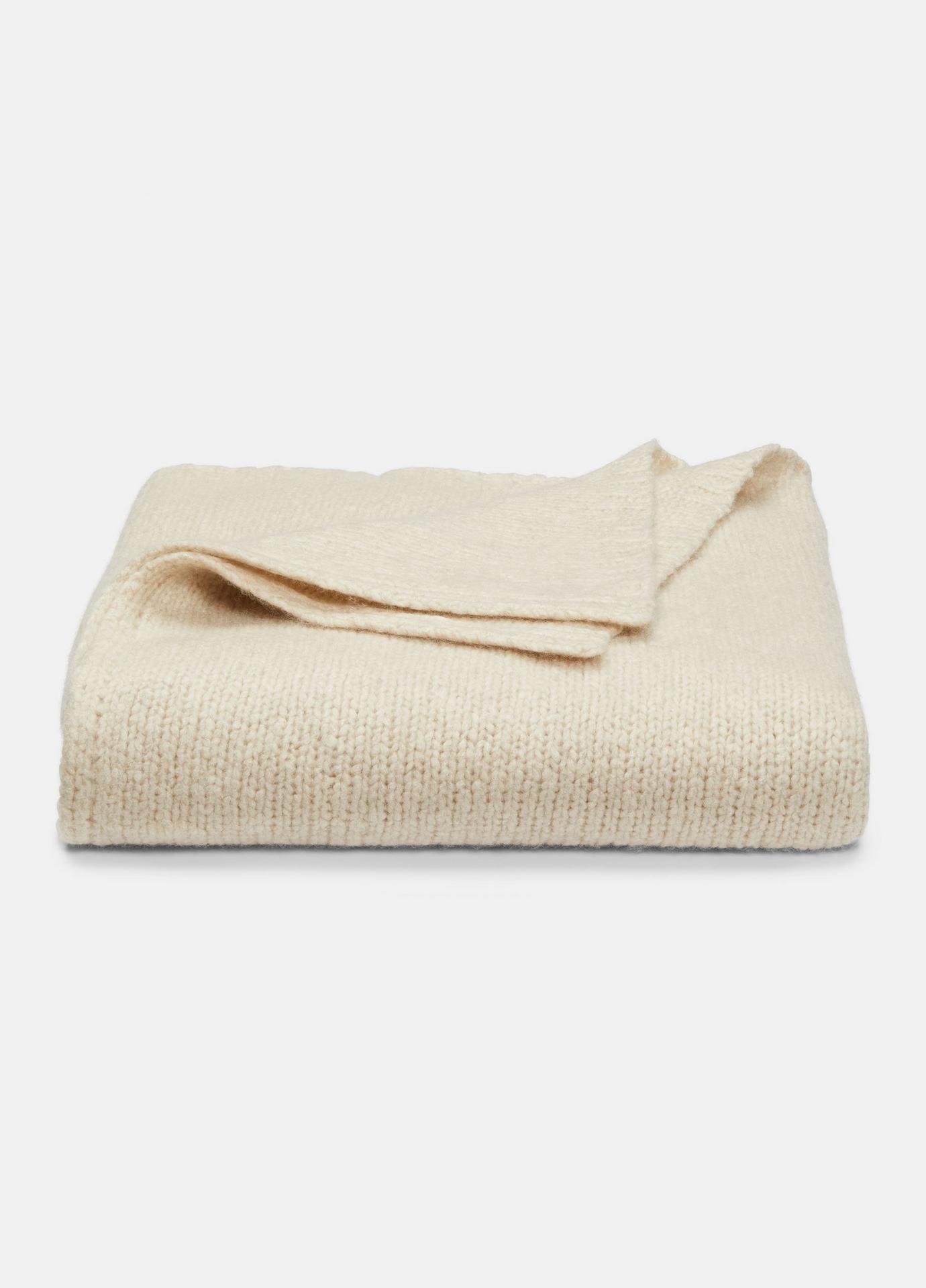 Cashmere Blend Heavyweight Throw Luxurious Mongolian Cashmere