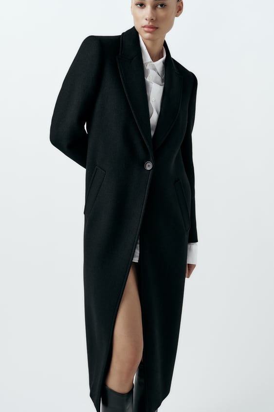 Inverno 2021 Cappotto Accappatoio Zara Cappotti Neri Donna Che