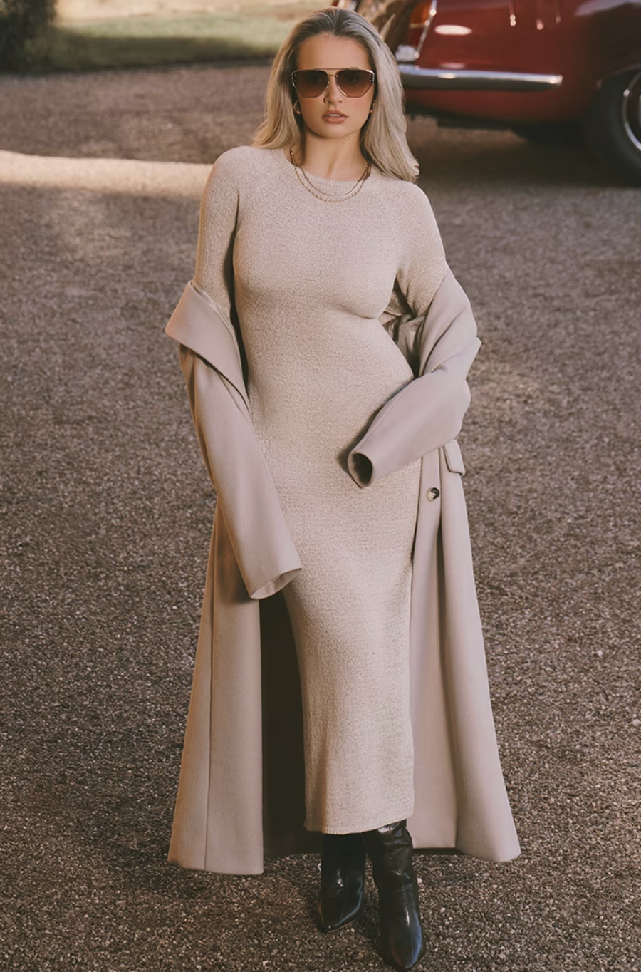 sun dresses long sleeve Sunshine 79 Ombre Illusions Long Sleeve Maxi Dress