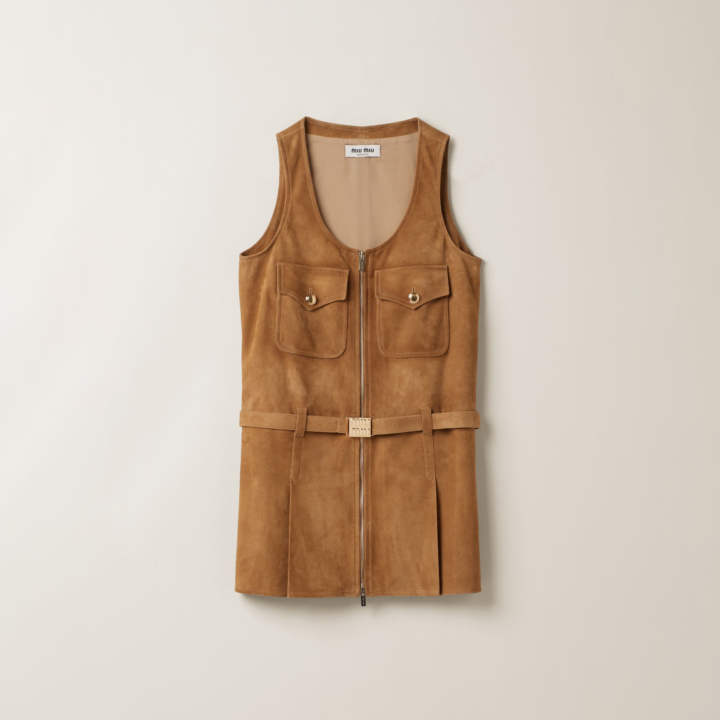 Amal Clooney Looks Like a '70s Bombshell in a Belted Suede Minidress