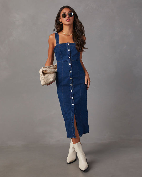 kelly clarkson denim dress Some of Kelly Clarkson's Best Outfits Are Under $100