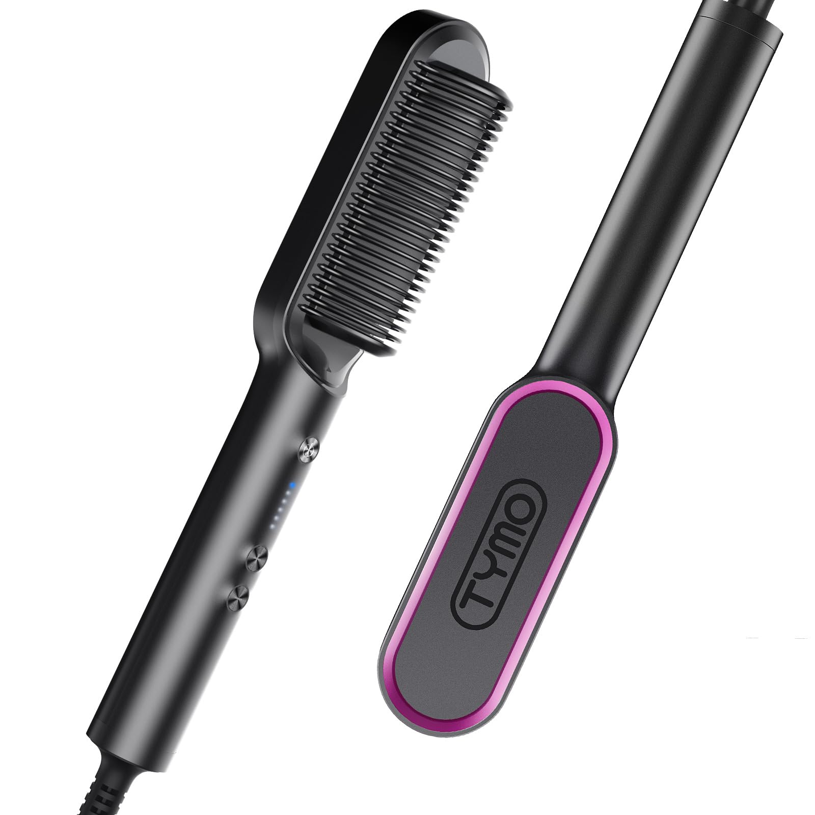 TYMO portable hair straightener brush Porta by TYMO Portable Hair Straightening & Curling Brush  main image 3
