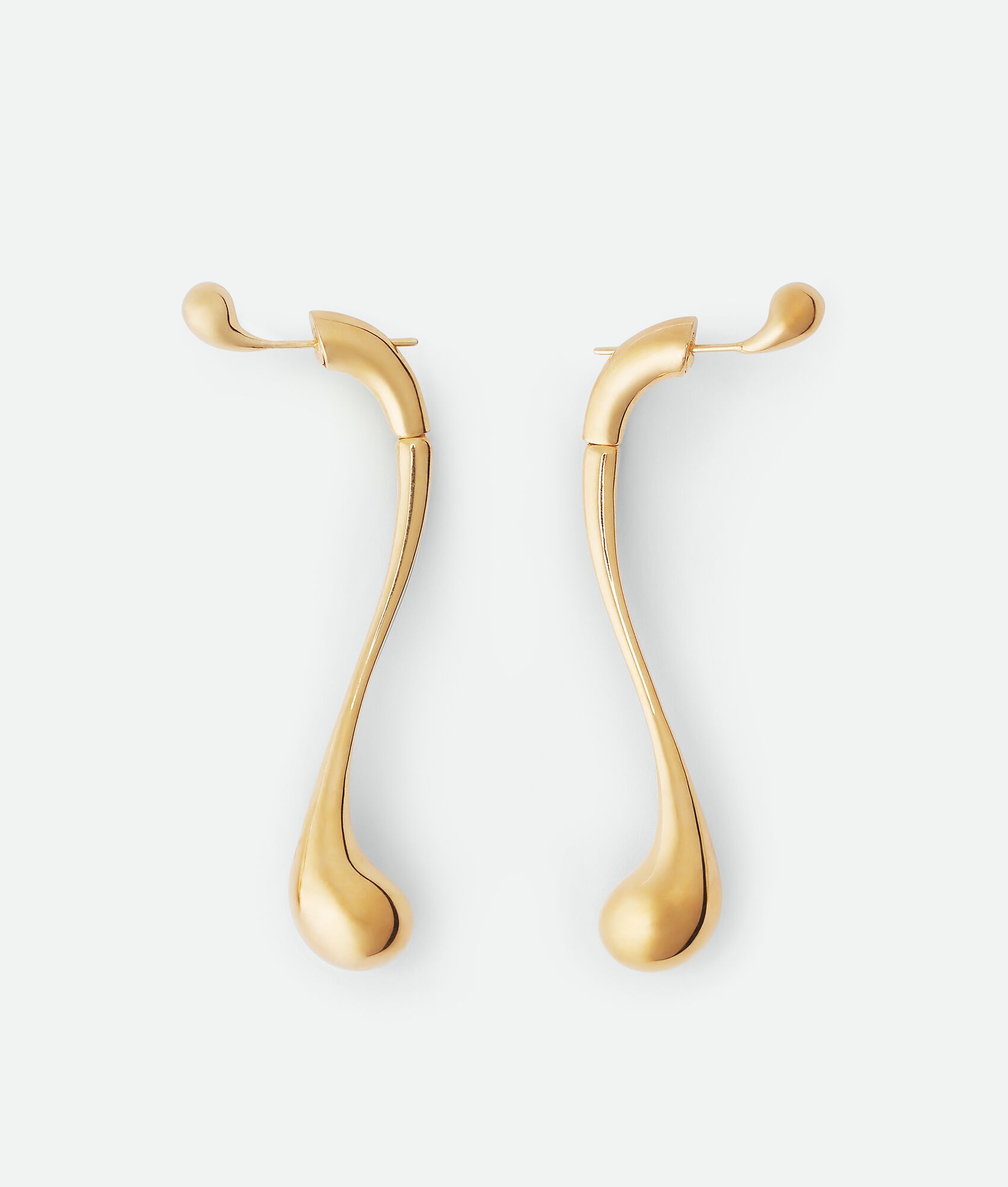 【Bottega Veneta】ネイビー＆ゴールド Drop ガラス ピアス The Modern Icon: Bottega Veneta's Drop earrings