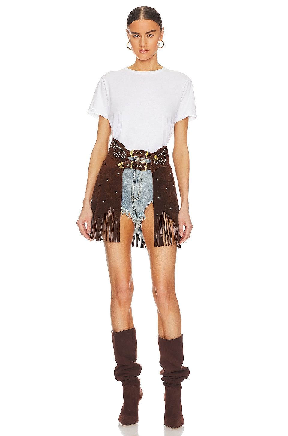 Denim Shorts Summer Cowboy Boots Womens 22 Western Fashion Outfit