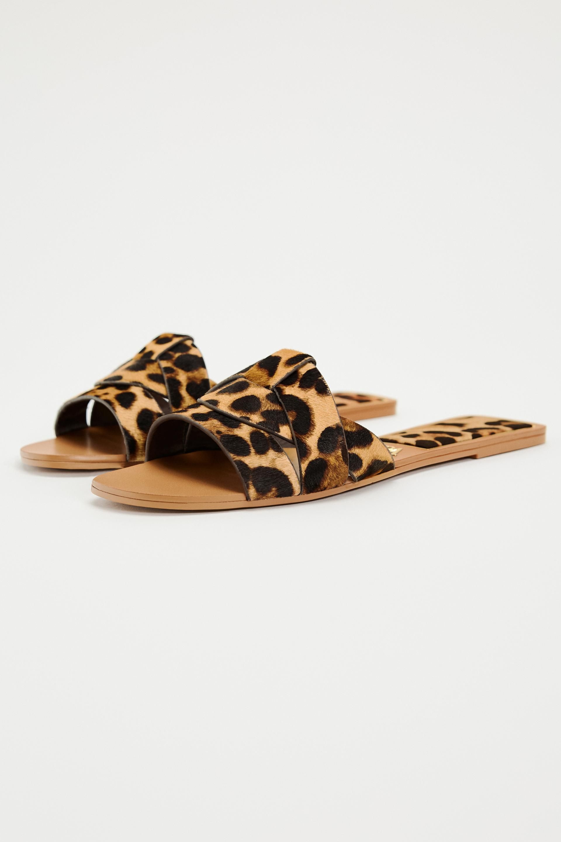 Animal Print Sandalia Leopardo Animal Print Sandalias Animal