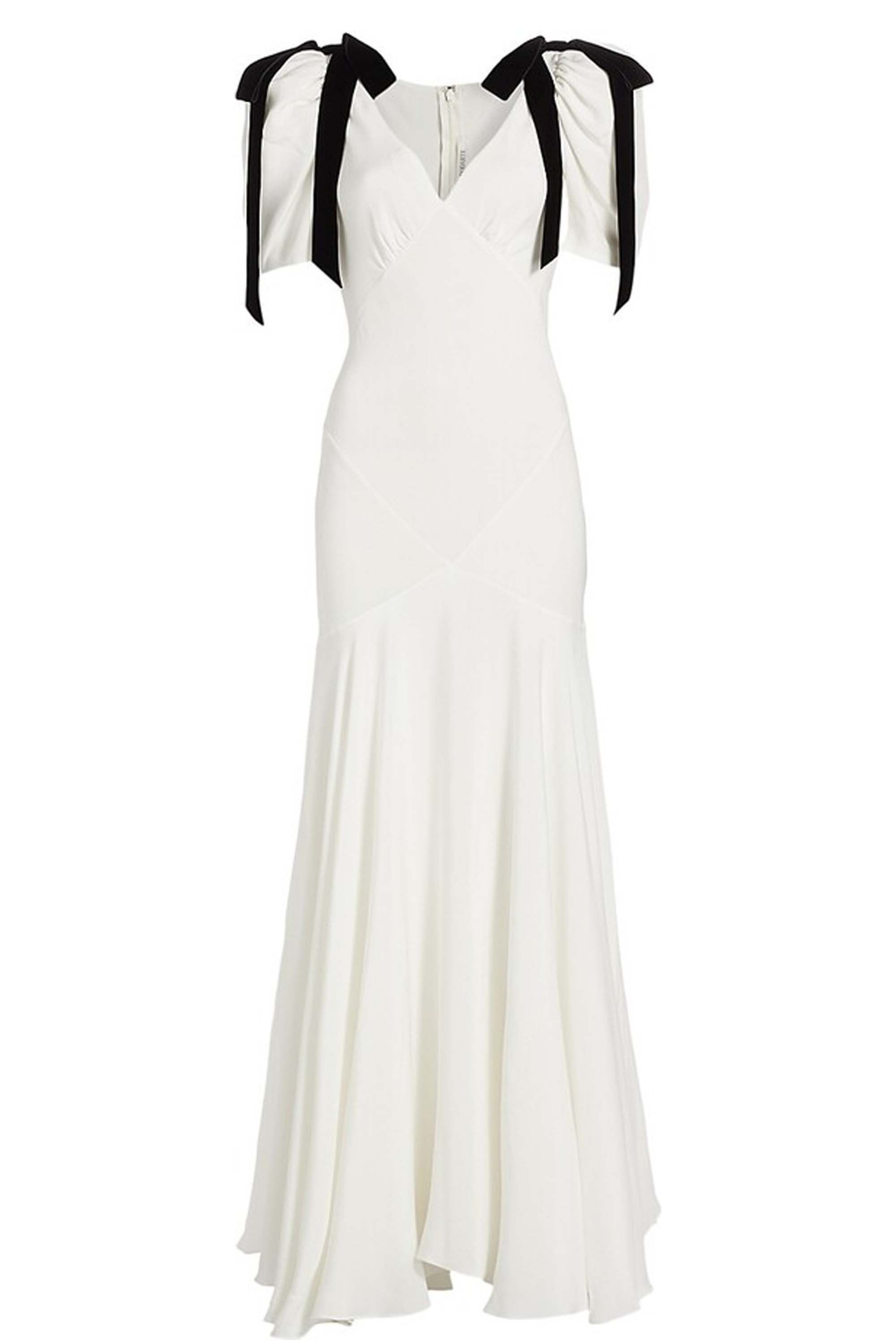 kendall jenner white dress black bows See Kendall Jenner's White Rodarte Easter Dress