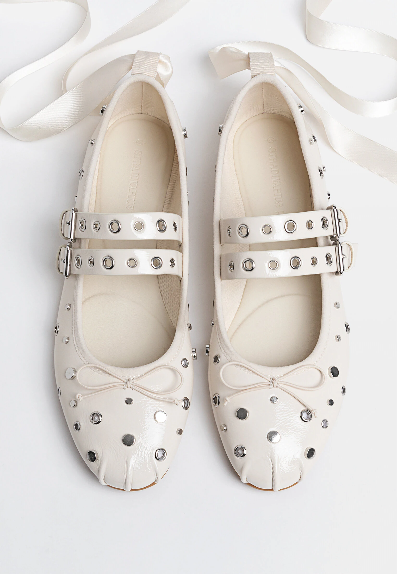 Bailarinas Tachas Bailarinas Mujer Stradivarius Marca Zara