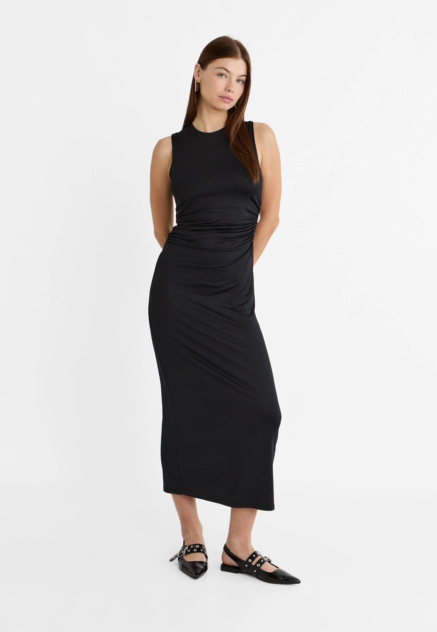 Vestido Largo Vestidos Cortos Stradivarius OtoÃ±o 2019 Vestidos De