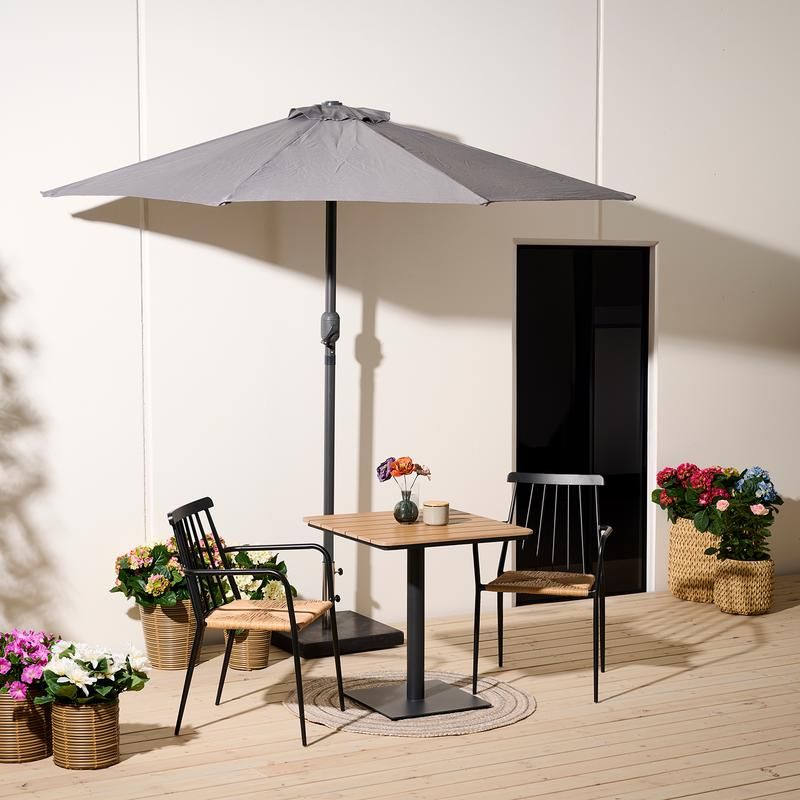 Angel Living Tuniparasol, Balkonparasol, 210 x 140 cm, met Zwengel