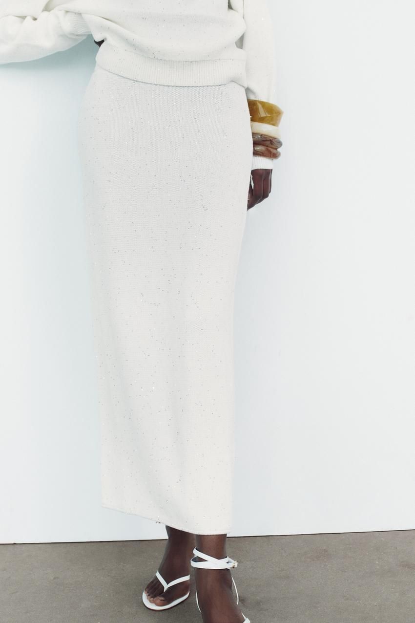 Falda Larga Zara Falda Camel Zara Zara Faldas Largas Blancas
