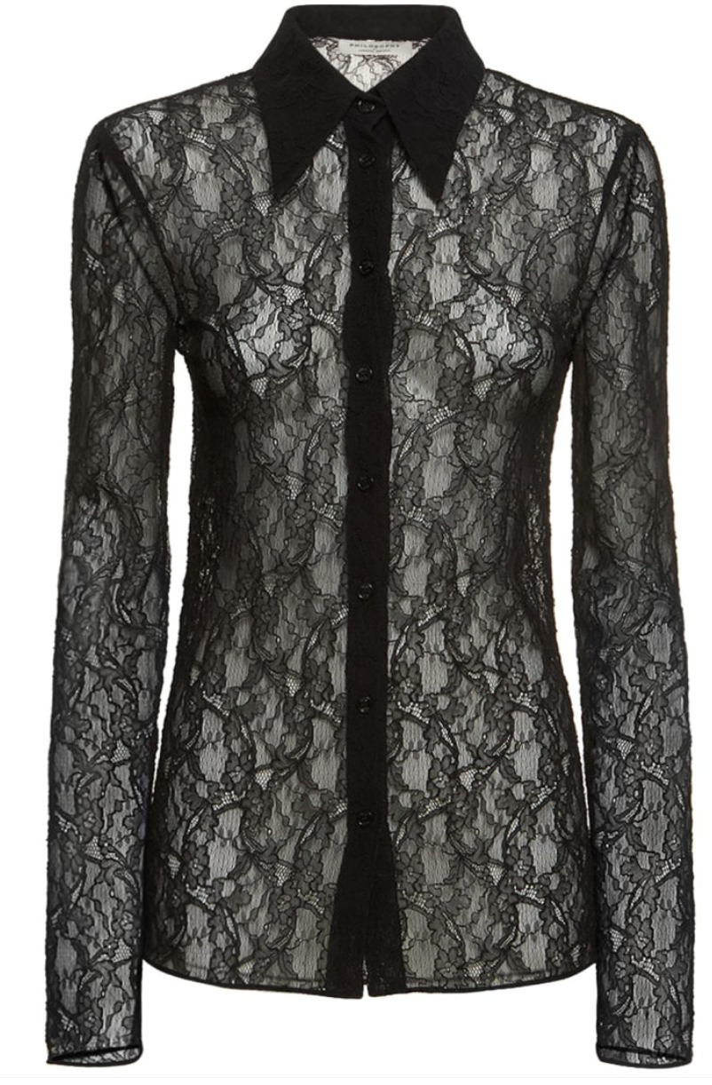 Camicie eleganti in pizzo per l'ufficio o le uscite speciali