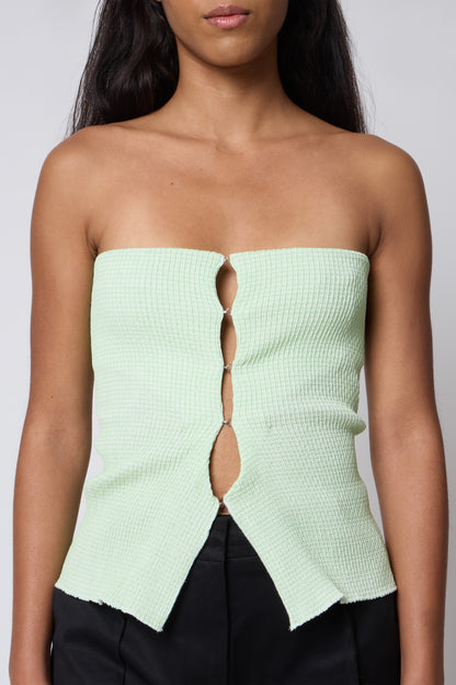 Top Estivo Donna GORGLITTER Senza Maniche E Senza Spalline - Verde Menta, Taglia M
