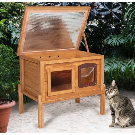 Cuccia Per Gatti A Tema Natale - Letto A Grotta Morbido 45x37 Cm, Con Cuscino Rimovibile, Per Interni