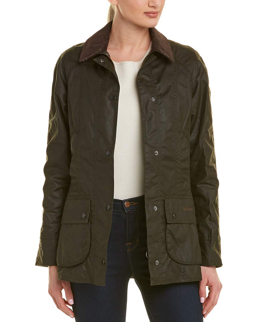 Barbour Jacket Barbour Verde Barbour Beadnell Waxed-Cotton Jacket