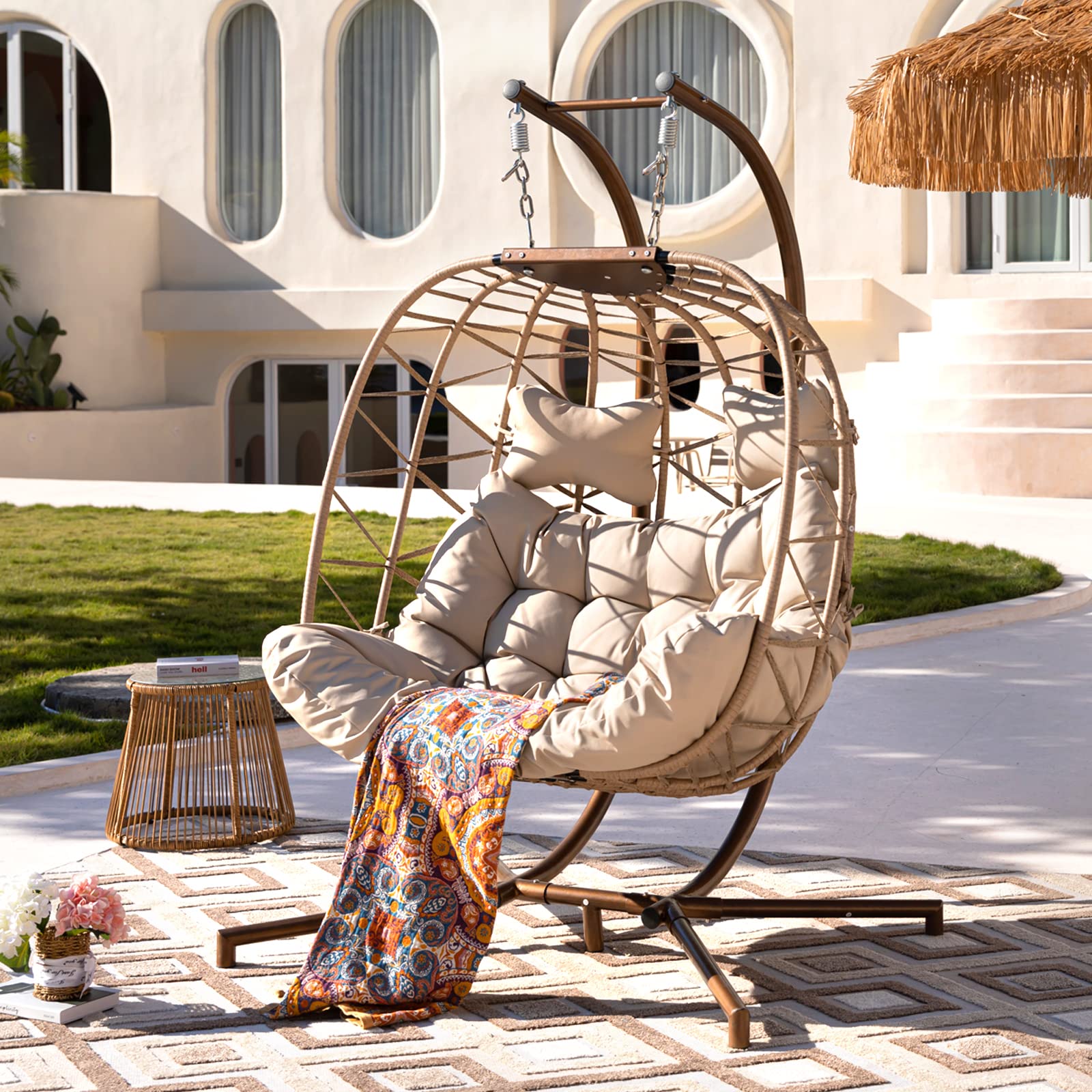 Garden Best Hanging Chairs Best Outdoor Hanging Chair With Stand