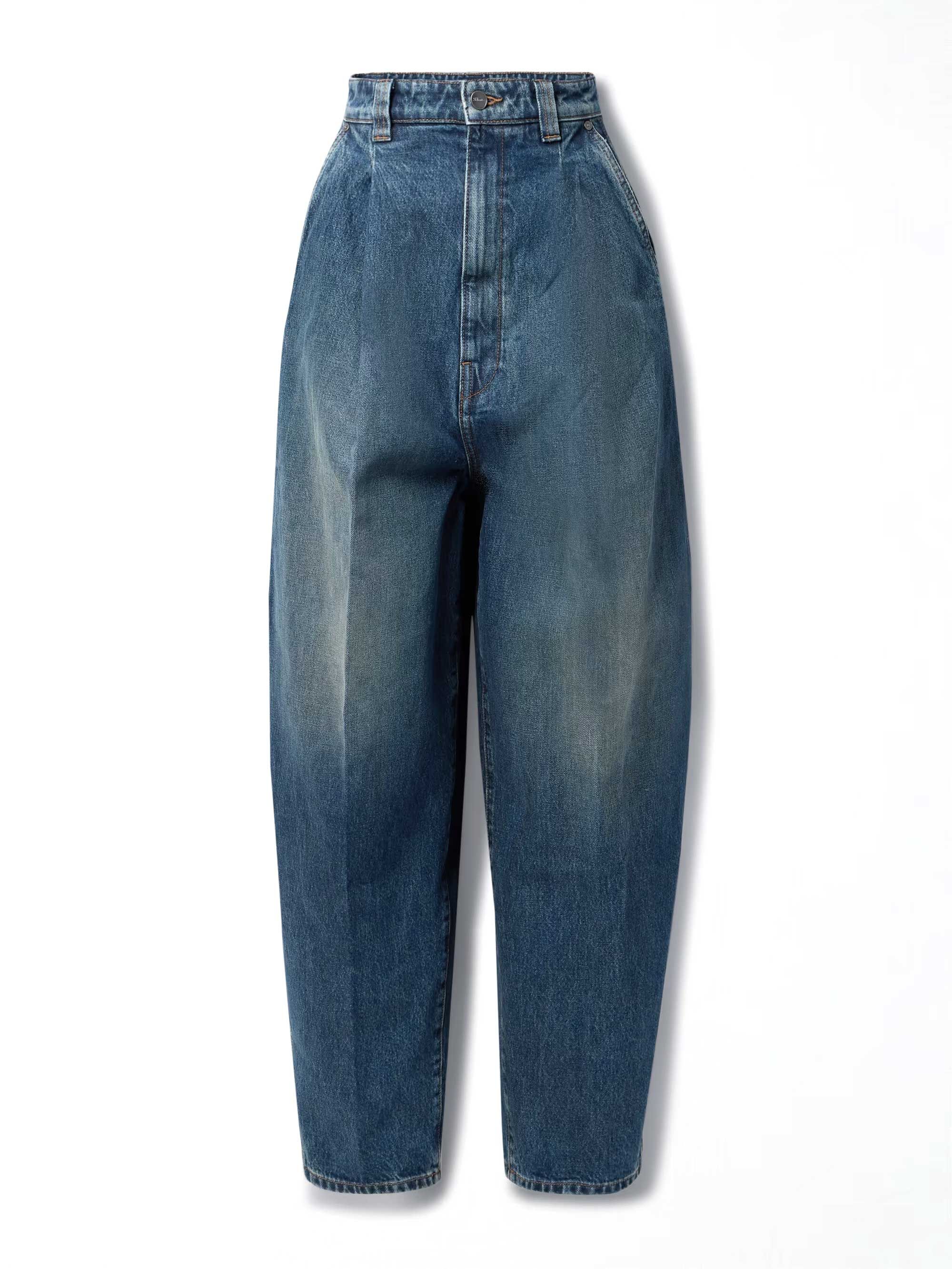 Raw Denim Barrel Jeans Cos WIDE-LEG DENIM TROUSERS