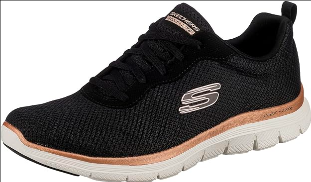 zapatillas Skechers, Adidas, y New Balance que están muy