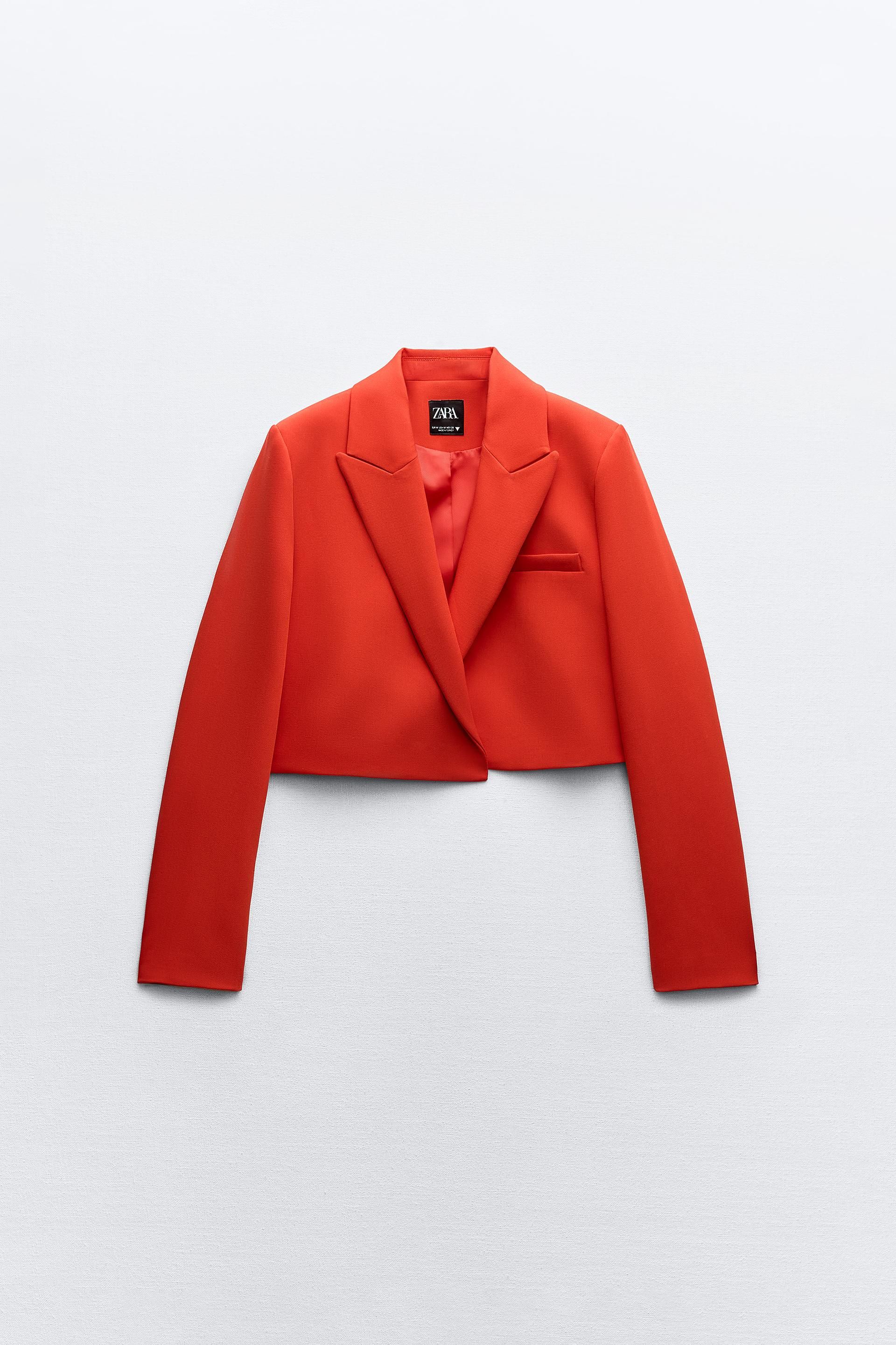 Color Rojo Traje Rojo Mujer Zara Combinar Traje Chaqueta Rojo