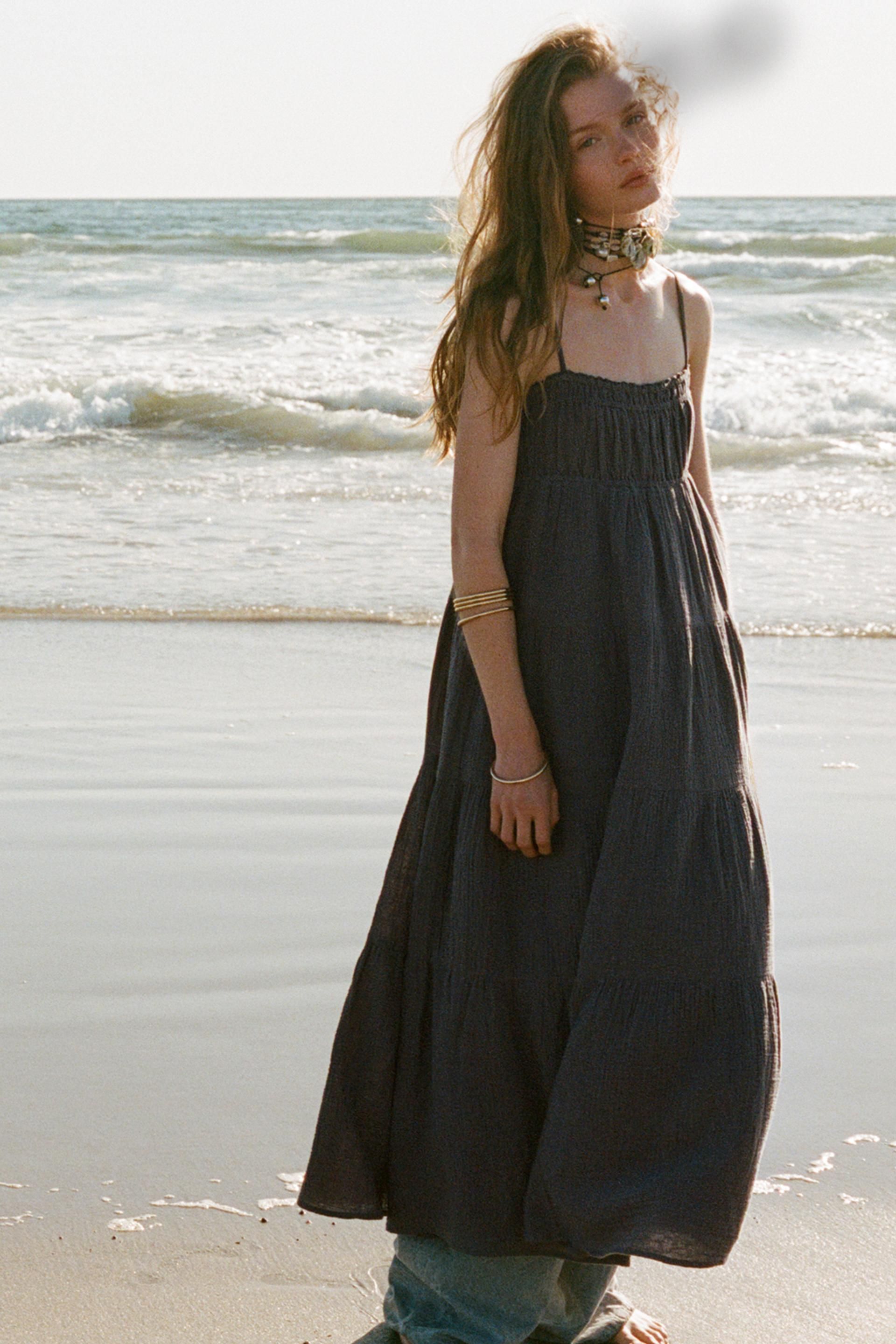 vestidos boho de Zara, Mango y Stradivarius tan elegantes como
