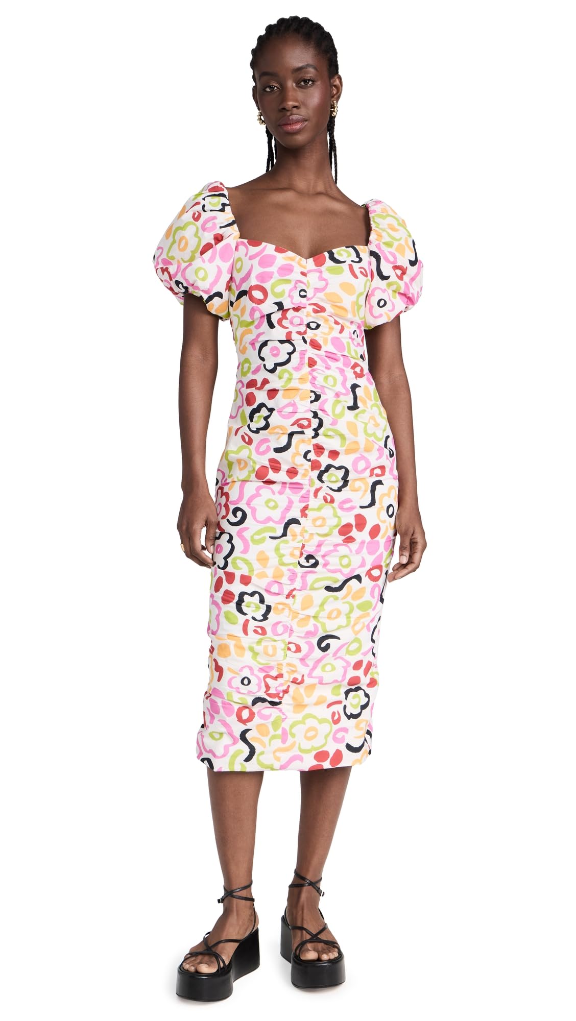 floral dress for bachelorette party Costa Brava. Halterneck Maxi Dress – ELF