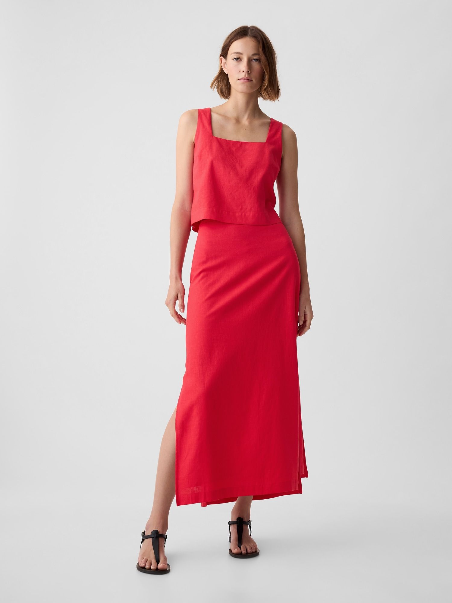 leah hemp maxi dress