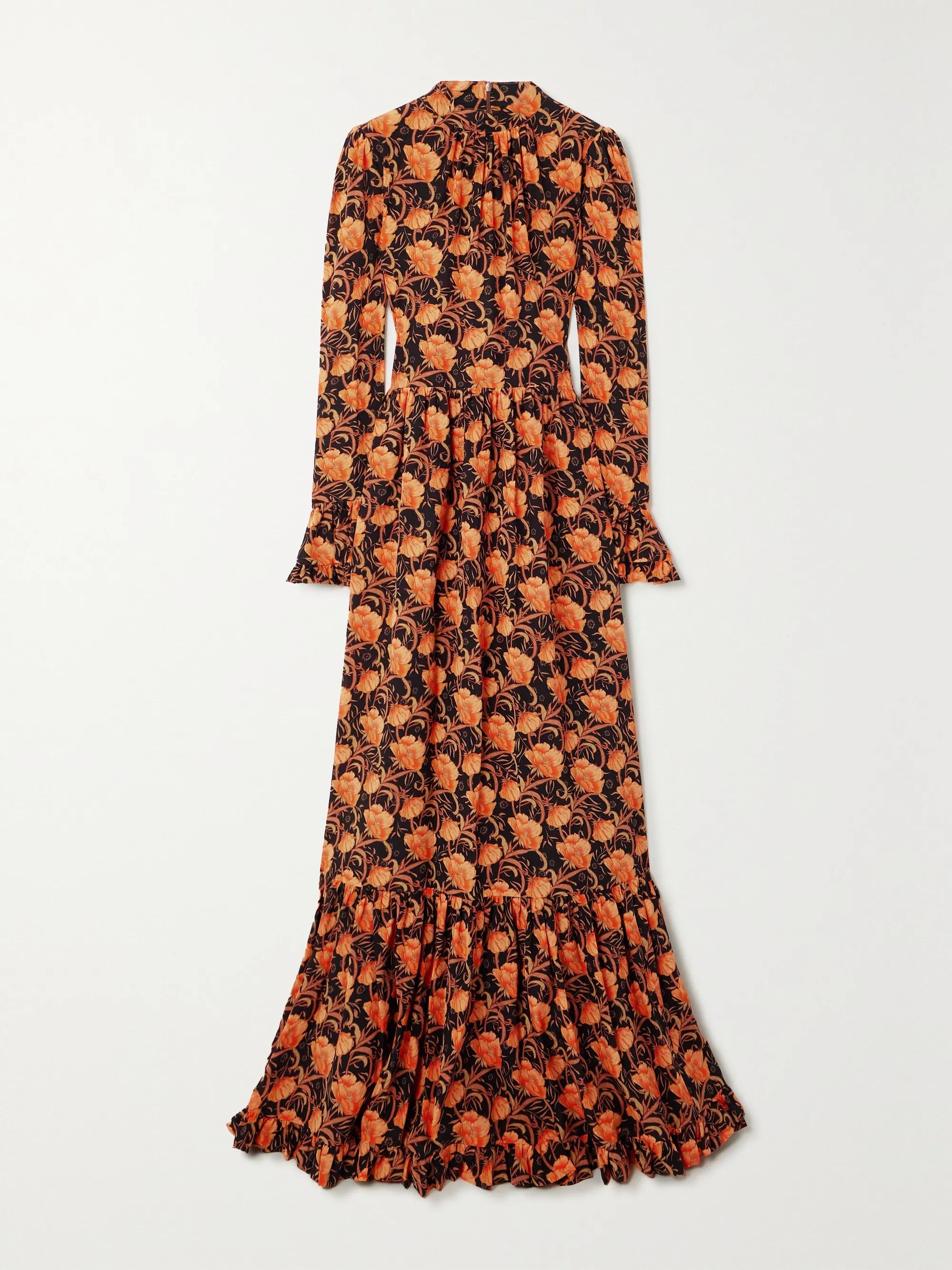 jennifer lopez floral maxi dress Jennifer Lopez Brings '70s Style Back With a Printed Boho Dress