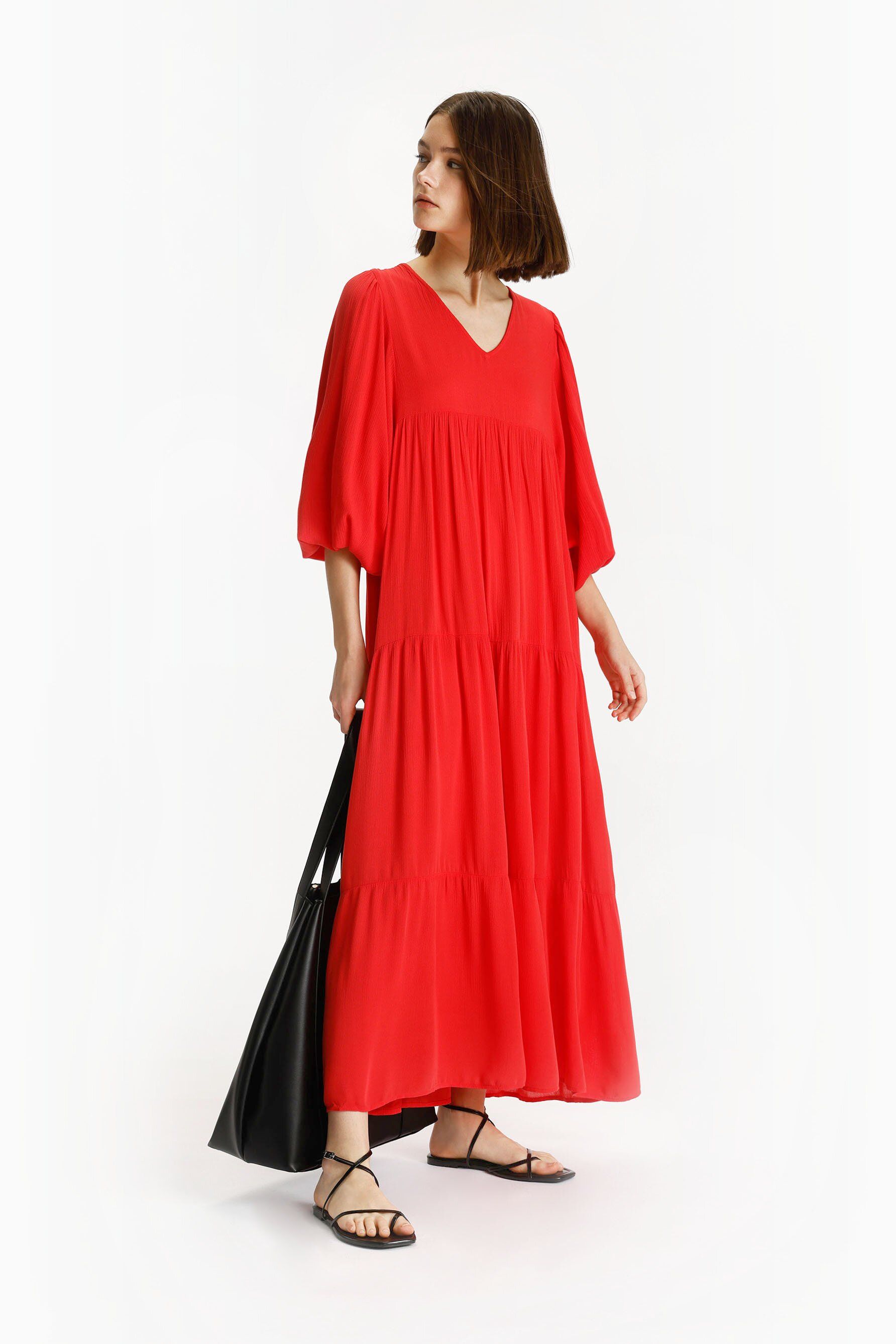 Lefties Mujer Vestidos Vestidos Largos Verano Lefties Cuadros