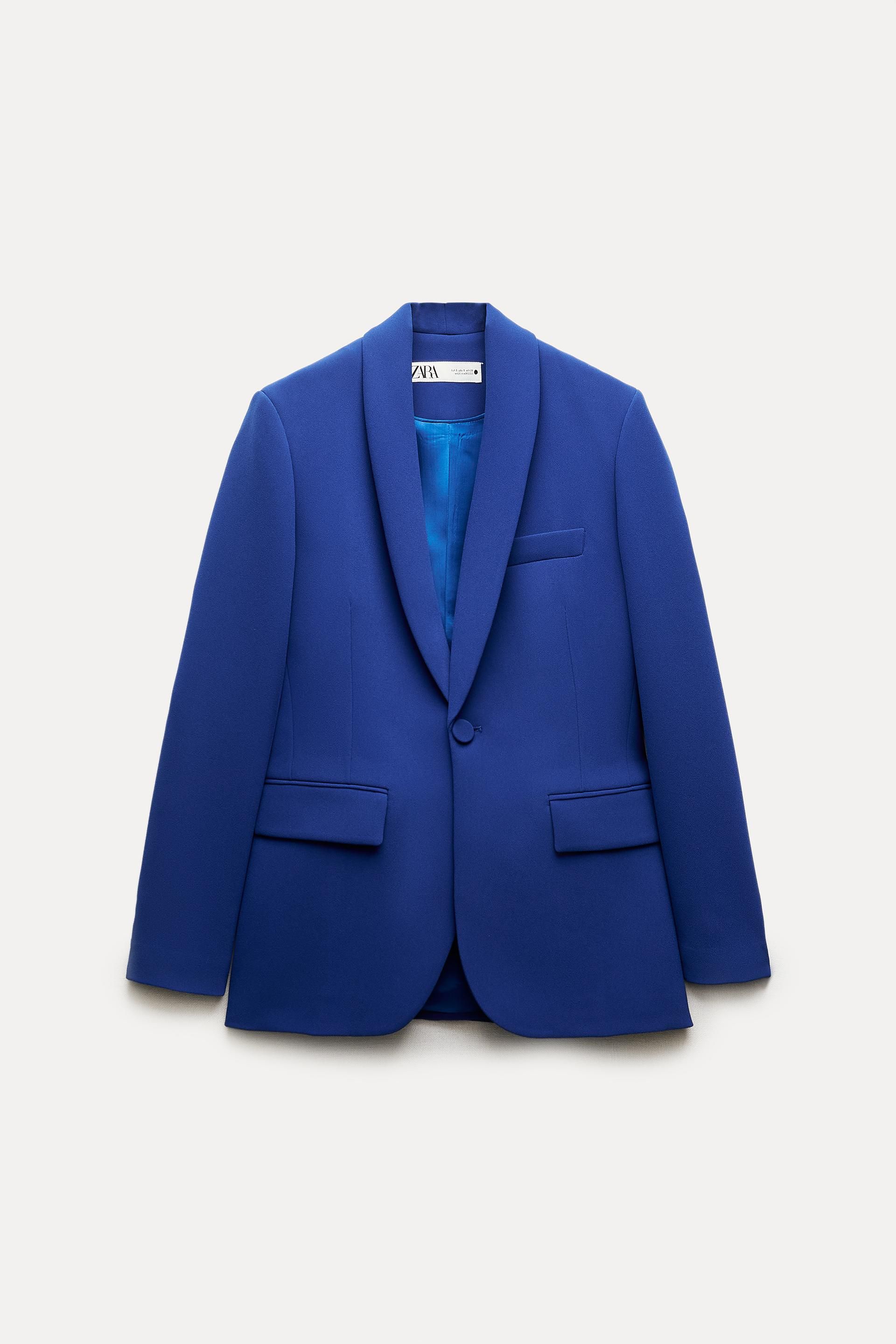 Traje Chaqueta Azul Mujer Zara Traje Chaqueta Azul Mujer Zara