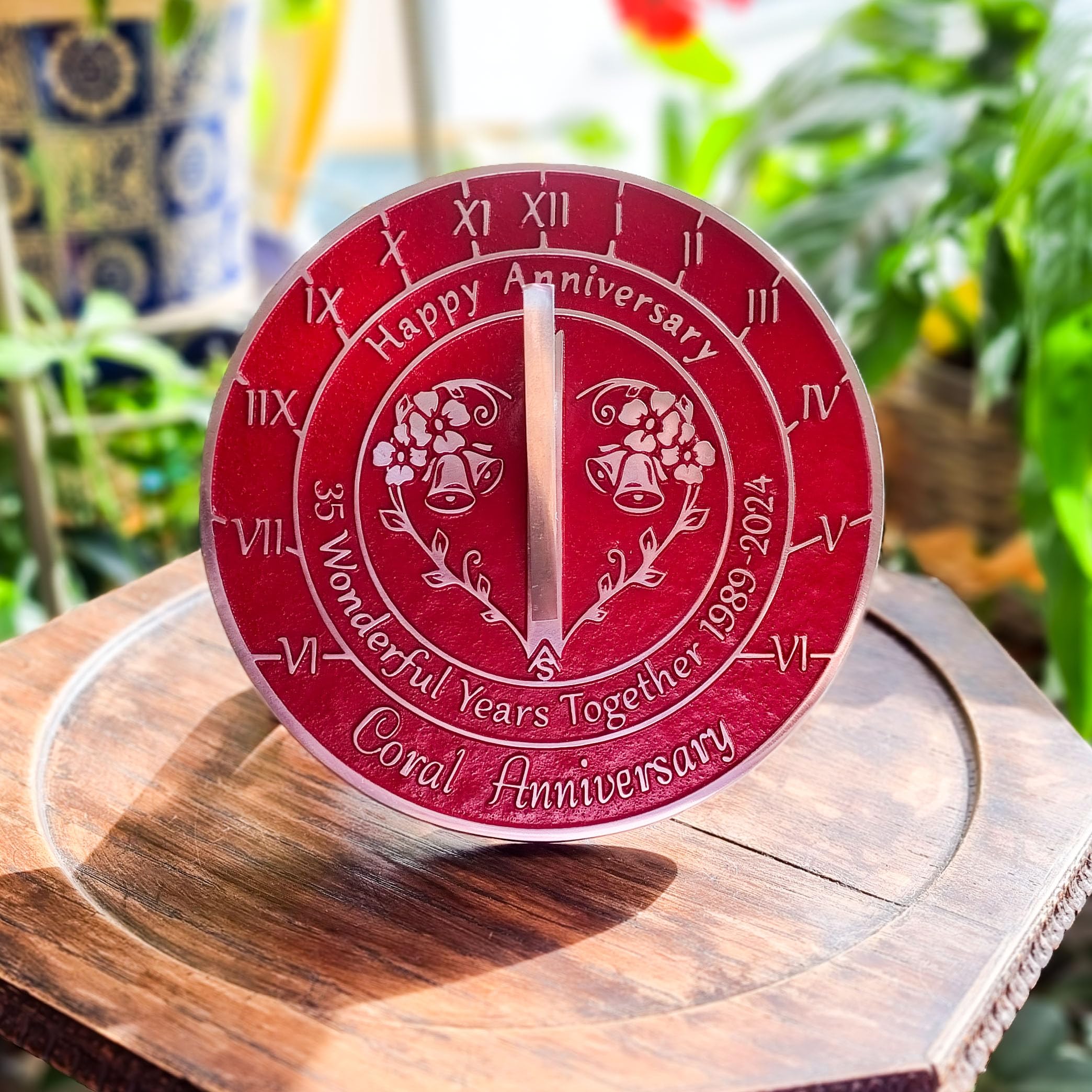 Kwtzkuo 35 Years Anniversary Card Gifts For Him Husband
